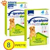 Formevet 2 CONFEZIONI - Fipralone DUO Cane - 4 pipette per Cane da 20-40 kg Taglia Grande