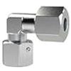 RIEGLER Raccordo angolare regolabile, cono di tenuta, girevole a 360°, dado M14 x 1,5 i, tubo esterno Ø 6 mm, PN max. 630 bar, acciaio