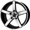 Brock B35 8 x 18 et 45 girobulloni 5 x 108 Hub centraggio 63,4 580071283, Black-Matt front-polished