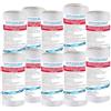 FILTRIACQUAITALIA Cartuccia Filtro in Filo Avvolto 5 Pollici Polipropilene Micron 1 Set 10 Pezzi