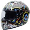 NZI 2016 Vital Graphics Mexrood, Casco Moto, Multicolore, Taglia XS, 54