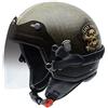 NZI 2016 Tonup Visor Graphics Ride Free, Casco Moto, Multicolore, Taglia XL, 59