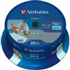 Verbatim Bd-r Blu-ray 25gb 6x Dl Ampio Stampabile Cb 25 Unità