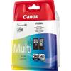 Canon Kit 2 CARTUCCE ORIGINALI CANON MULTIPACK PG540 CL541 nero+colore 5225B006