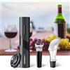Maolo Kit Cavatappi Elettrico Apribottiglie Professionale Automatico Vino Batteria