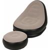 Poltrona Gonfiabile Floccata Cm 116x98x83 con Poggiapiedi