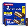 Enervit, The Protein Deal Choco & Vanilla Dream, Barrette Proteiche Enervit, 20 Grammi di Proteine, Gusto Vaniglia e Cioccolato Fondente, Snack Proteici Senza Glutine, Low Sugar, 12 Barrette da 55g