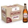 Peroni Birra Cruda Lager Non Pastorizzata, Cassa Birra con 24 Birre in Bottiglia da 33 cl, 7.92 L, Gusto Fresco e Autentico, Gradazione Alcolica 4.7% Vol