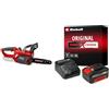 Einhell Elettrosega a Batteria GE-LC 18/25 Li Power X-Change, Ioni Litio, 18 V, 25 cm Lunghezza Barra, Lubrificazione Automatica della Catena, incl. 4 Ah Batteria e Caricabatteria
