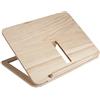 Rayher leggio da tavolo per libri, tablet, ipad, regolabile, legno naturale 100% certificato FSC, 28 x 21 x 3,4 cm, 62797000