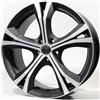 Brock B22 8 x 18 et 45 girobulloni 5 x 108 Hub centraggio 72,6 580069952, Black-Matt front-polished