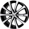 Brock B21 8 x 18 et 45 diametro bulloni 5 x 108 Hub centraggio 72.6 580069731, black-matt front-polished