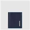 Piquadro Portafoglio Piquadro uomo verticale con porta monete PU5963B2R/BLU2