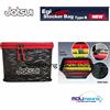 JATSUI BORSA PORTA TOTANARE EGI MAX 24 PZ JATSUI EGI STOCKER BAG TYPE B FONDO FORATO