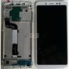 Touch Screen LCD Display Vetro Schermo con Frame Per XiaoMi Redmi NOTE 5 Bianco