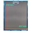 Tecnowind Filtro metallico in alluminio per cappa Tecnowind 257 x 318 x 8 mm by Marel Shop