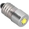 Lampadina led E10 Bici Elettrica Torcia SMD Cree 3W 3-6V Bianco Ghiaccio 6000K