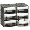 Mobil Plastic Cassettiera modulare porta minuteria - modello C con 6 cassetti
