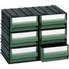 Mobil Plastic Cassettiera modulare porta minuteria - modello C con 6 cassetti