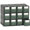 Mobil Plastic Cassettiera modulare porta minuteria - modello A1 con 12 cassetti
