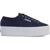 SUPERGA S9111LW F43Navy-FWhite SCARPA SUPERGA 2790 PLATFORM