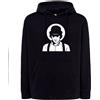 FELPA Arancia meccanica clockwork orange KUBRICK cappuccio o girocollo nera film