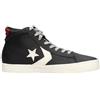 CONVERSE 165859C .BLACK/CHILI PAS SNEAKERS SCARPA CONVERSE PRO LEATHER VULC MID