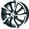 Brock B23 8,5 x 19 et 45 girobulloni 5 x 112 66,6 580070073 centratura Hub, Black-Matt front-polished