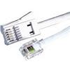 PROSIGNAL Pro Signal 31035R - Cavo telefonico da RJ11 a presa BT (BT431A), 3 m, colore: Bianco