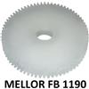 Ingranaggio Nylon per Motoriduttore Stufa a Pellet Mellor FB 1190 2 rpm