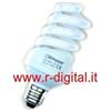 Ginyus Lampada Fluorescente 13w E27 compatta luce Fredda ORSA Fredda 13 Watt con attacc