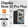 XIAOMI DISPLAY REDMI NOTE 12 PRO+ 5G 2022 ORIGINALE SERVICE NERO TARNISH BLACK