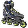 Roces Izi Pattino in Linea da Uomo, Uomo, Black/Blue,Lime, 40