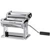 Küchenprofi Vital - Macchina per pasta manuale per 7 livelli di impasto, in acciaio inox, per lasagne, tagliatelle e altro, include tagliapasta, 3 accessori, motore venduto separatamente