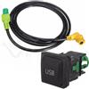 Vinciann Cavo adattatore presa USB auto radio RCD300+ RCD510 RNS315 stereo Volkswagen VW