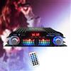 Amplificatore di potenza stereo HiFi FM USB 4 CH Amp ricevitore per feste