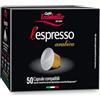 CAFFÉ TROMBETTA DAL 1890 Caffè Trombetta, l'espresso arabica - Aroma elegante - 50 Capsule compatibili Nespresso