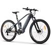 moma bikes Bicicletta MTB Elettrica VAE, EMTB 29, Alluminio, SHIMANO ALTUS 24v, Doppie sospensioni, Freni a Disco idraulico Batteria integrata Litio 48V 13Ah
