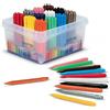 Giotto Pastelli a Cera colorati Schoolpack 144pz 12 Colori Assortiti per bambini