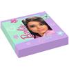 DECORATA PARTY 16 TOVAGLIOLI CARTA BARBIE SWEET LIFE 33X33 FESTA PARTY ANIMAZIONE🎁