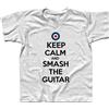 3stylershop T-shirt bambino Keep calm and Smash the Guitar - Pete Townshend Who Baba o'Riley