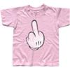 3stylershop T-shirt bambino DITO TOPOLINO FUCK Mickey Mouse cartoni animati irriverenti