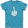 3stylershop T-shirt uomo DITO TOPOLINO FUCK Mickey Mouse cartoni animati irriverenti