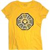3stylercollection vintage T-shirt donna Dharma Initiative Security logo Lost Sawyer Kate stella sceriffo