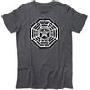 3stylercollection vintage T-shirt uomo Dharma Initiative Security logo Lost Sawyer Kate stella sceriffo