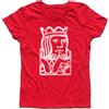 3stylershop T-shirt donna KING RE Poker Texas Hold'em carte All In Bluff fiches Las Vegas