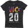 3stylershop T-shirt donna VIC 20 ANTICHIZZATO the friendly home computer vintage anni 80