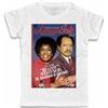 Amazink T-shirt uomo bianca JEFFERSON (JEFFERSONS) George and Whizzy telefilm anni 70