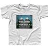3stylershop T-shirt bambino Twin Peaks CARTELLO BENVENUTO WELCOME Bob Cooper Laura Palmer