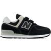 New Balance 574 Core Hook & Loop Trainers Nero EU 33 Ragazzo